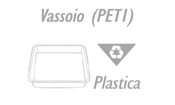 Vassoio Pet 1 Plastica