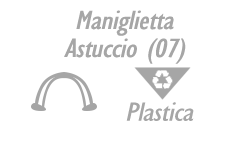 Maniglietta Astuccio Plastica 07
