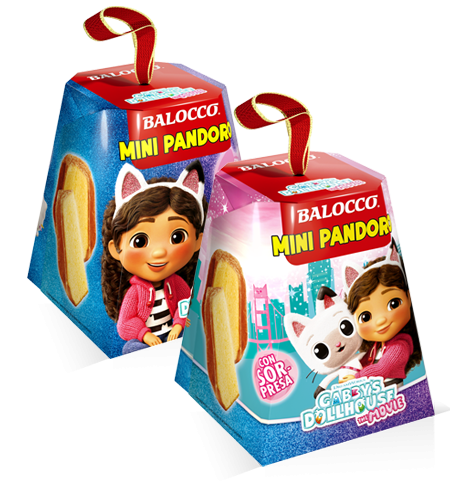 preview Mini Pandoro La Casa delle bambole di Gabby