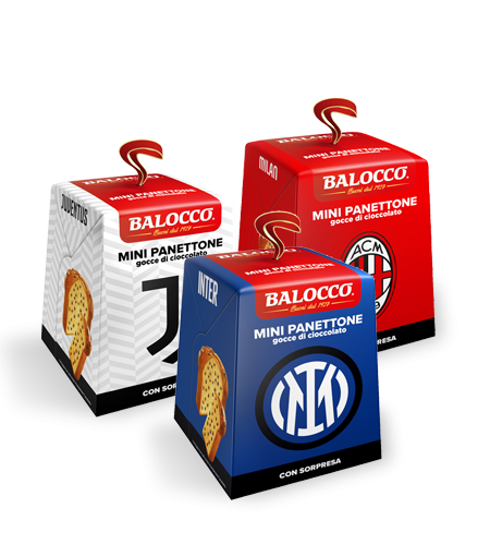 preview Mini Panettone Gocce Di Cioccolato Squadre di Calcio​