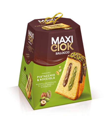 preview Maxiciok Pandoro Pistacchio & Nocciola
